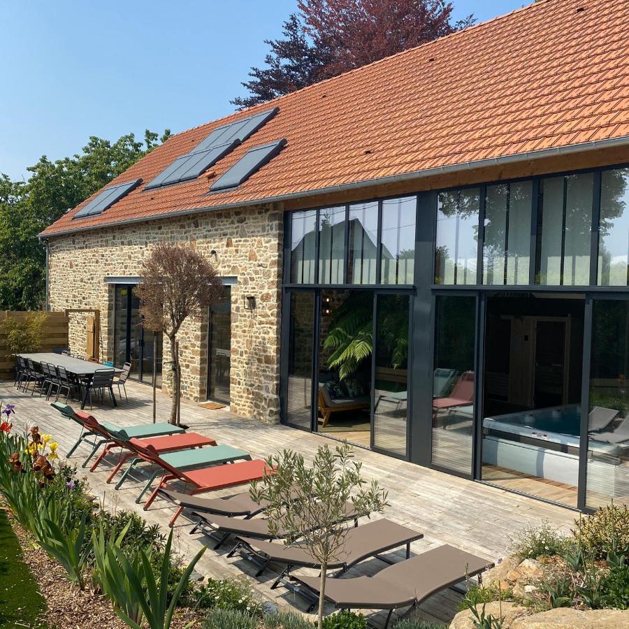 La Grange De Tissey Grand Gite Avec Spa Et Sauna Dragey Exteriör bild